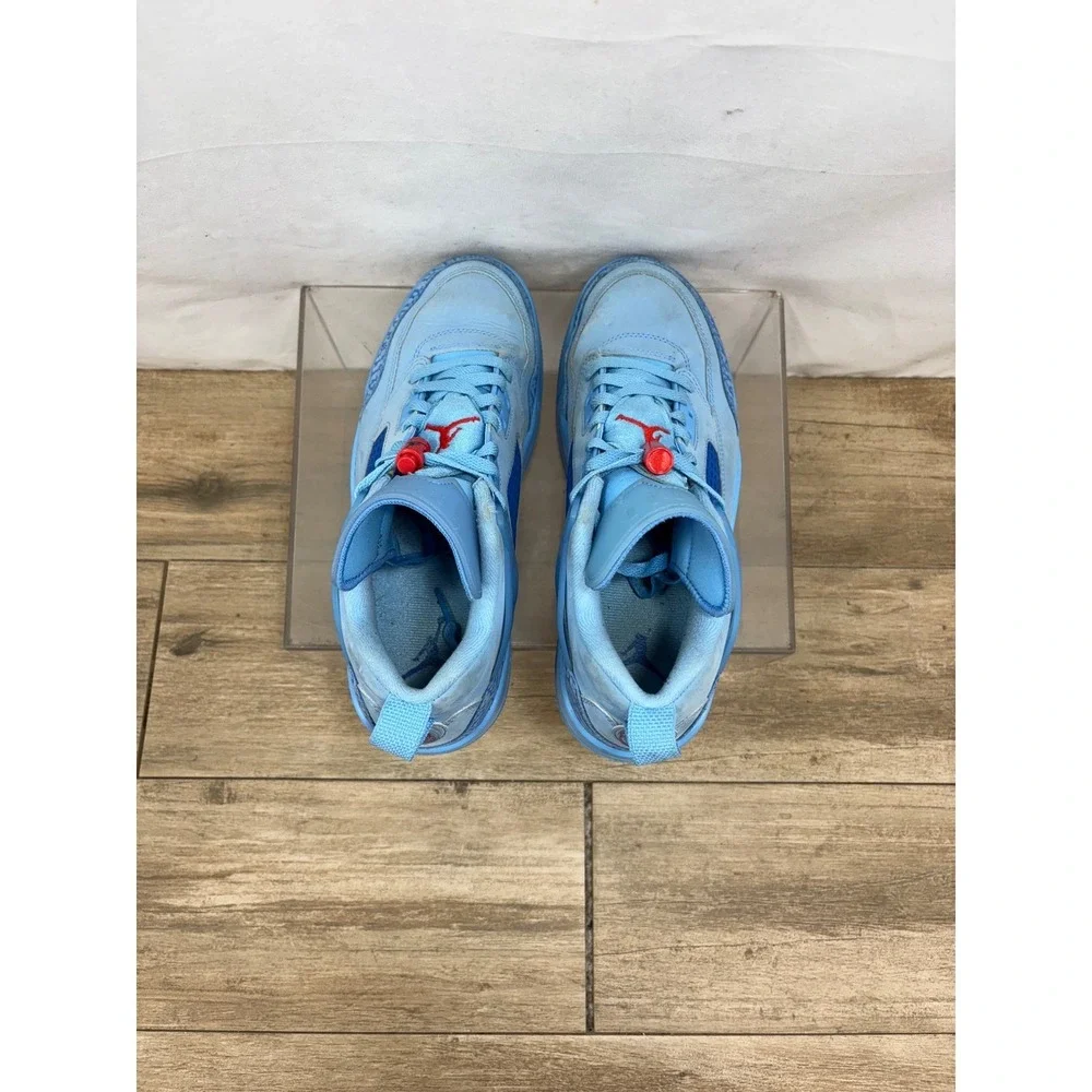 Air Jordan 3 Retro SP Virgil Abloh Size 8 FQ1759 400 University Blue Shoes - Picture 5 of 10
